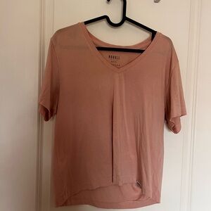 Nobull Women's Pink V-Neck Top